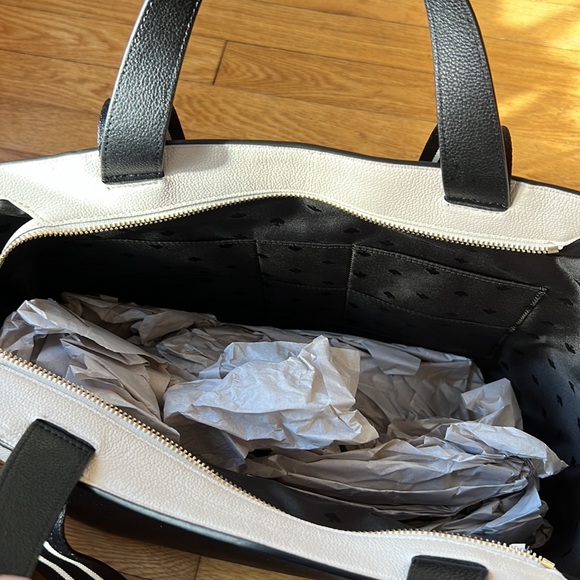 Kate Spade Rosie Large Tote Color-block Pebbled Leather Black Multi NWT - Picture 5 of 9